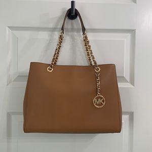 Leather Michael Kors Handbag